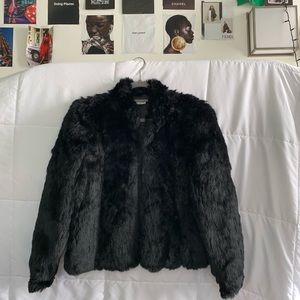 Black Fur Coat